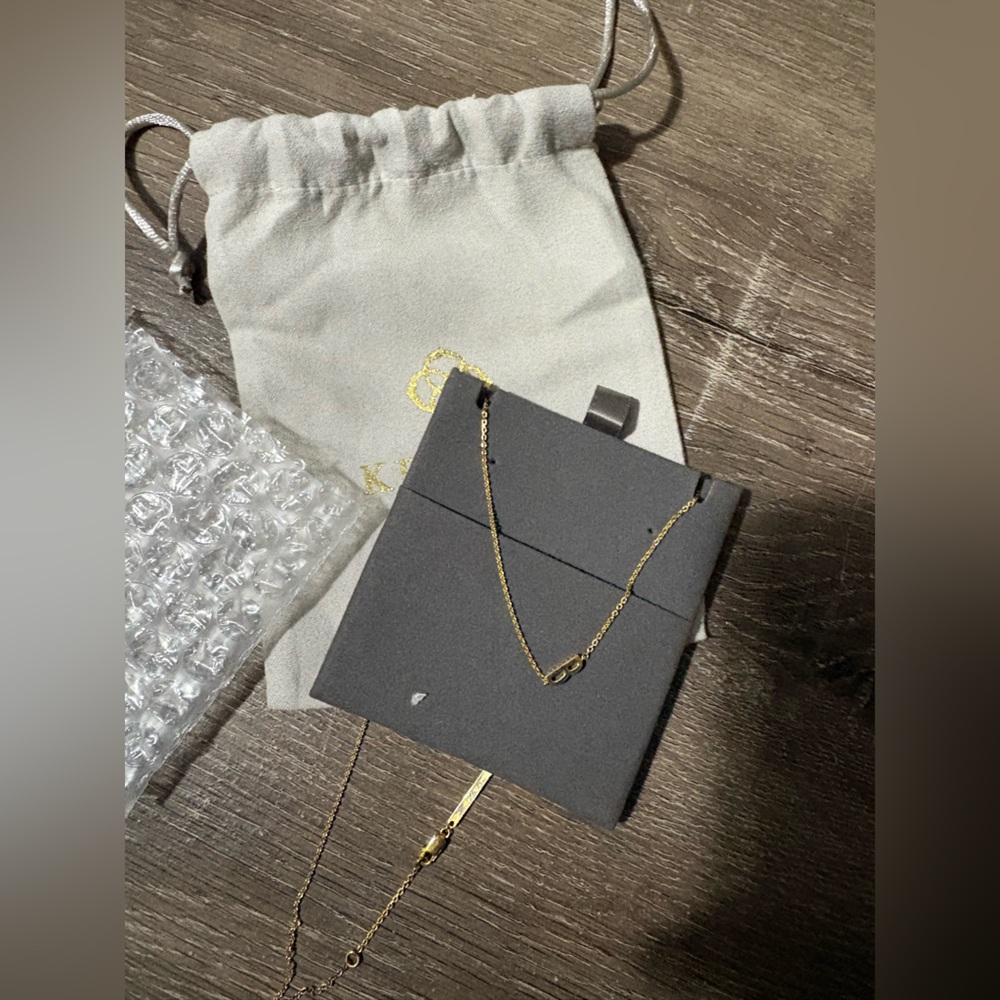 Kendra Scott 18k Gold “B” Necklace